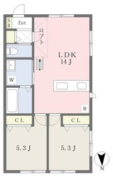 エスト大袋の物件間取画像